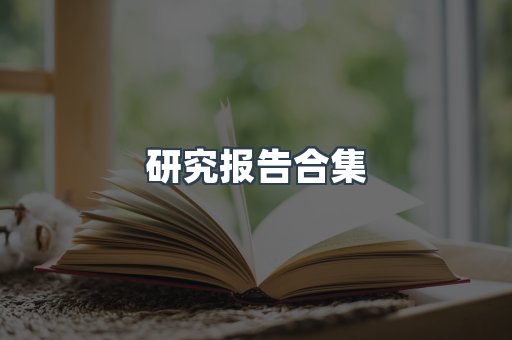 研究报告合集
